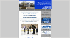 Desktop Screenshot of leafsicecentre.com